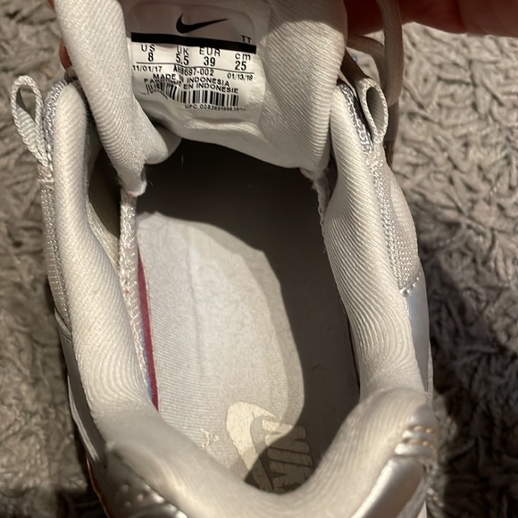 Air Max 95 SE sneakers PURE PLATINUM/ METALLIC SILVER WHITE  Beige leather - Picture 7 of 9